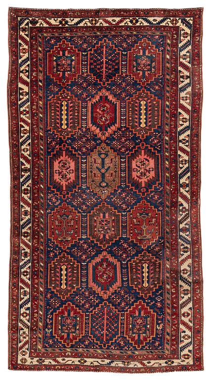A semi-antique Baba Haydar carpet, Chahar Mahal and Bakhtiari region, West Persia, c. 297 x 156 cm.
