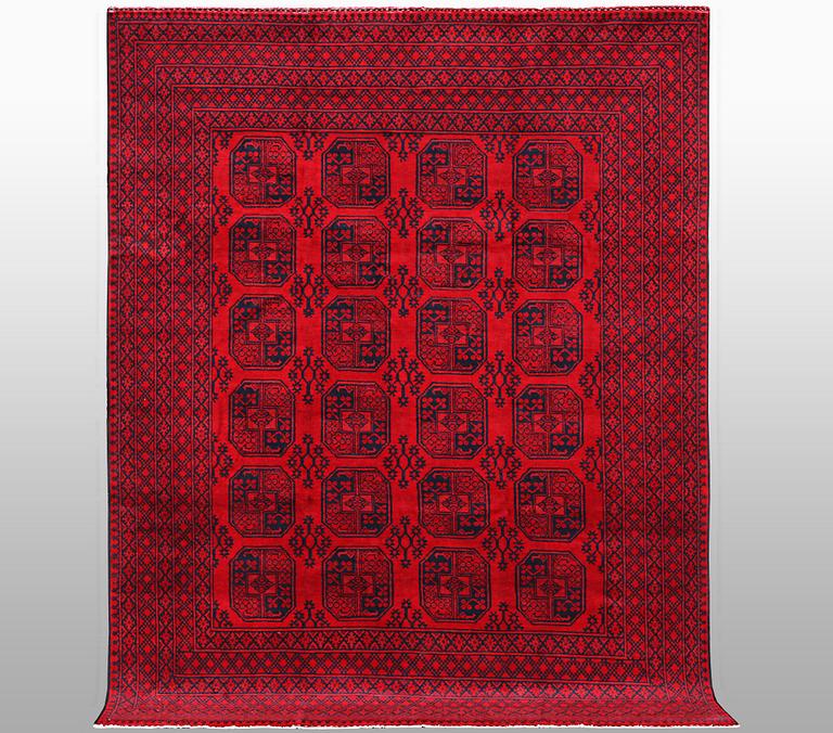 A carpet, Afghan, ca 342 x 252 cm.