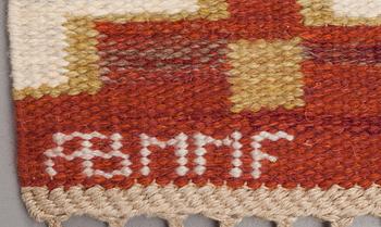 Märta Måås-Fjetterström, CARPET. "Blå heden". Flat weave (rölakan). 576,5 x 569 cm. Signed AB MMF.