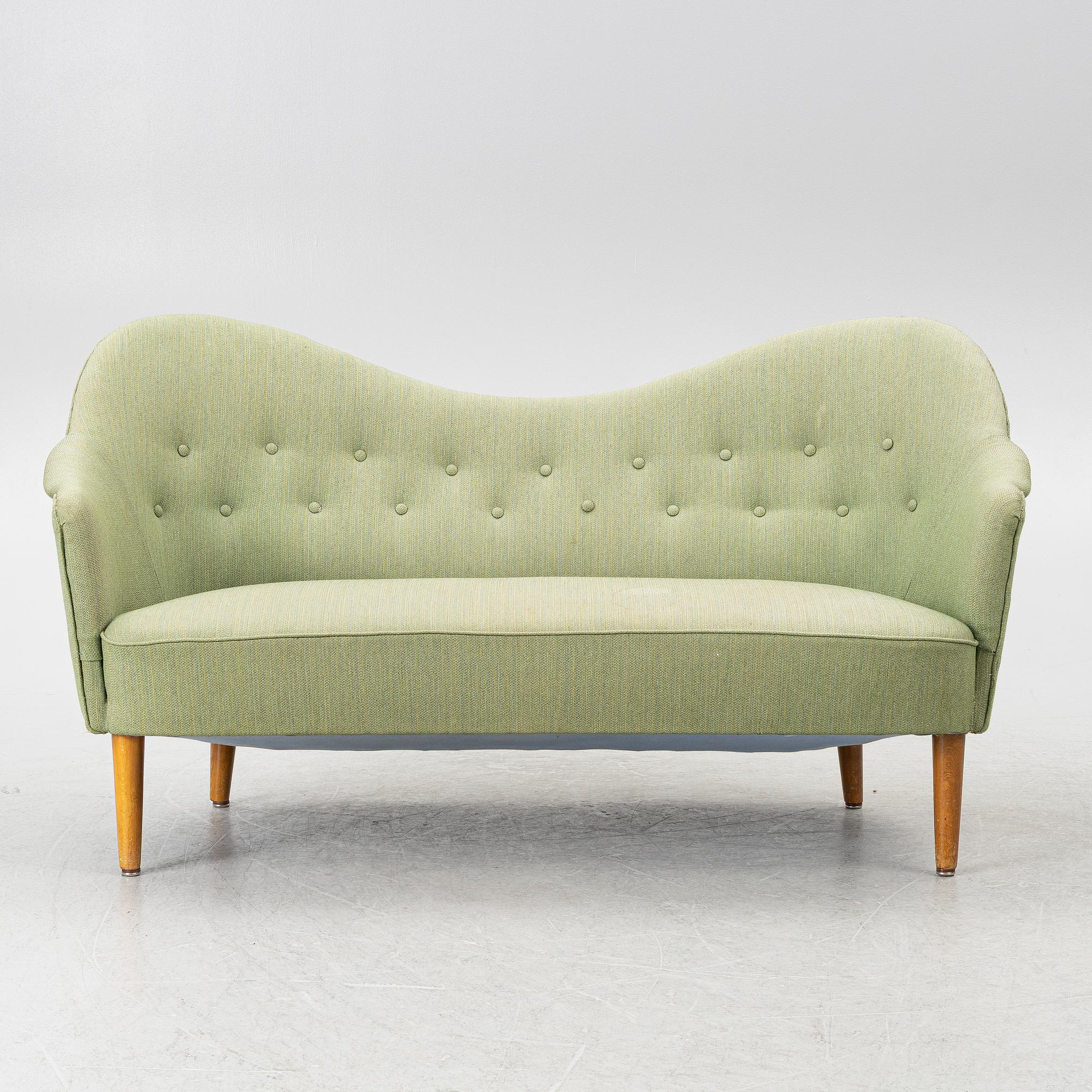 Carl Malmsten, sofa, 'Samspel', second half of the 20th century.