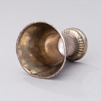 A BEAKER, silver, Jonas Lexell (Turku Finland 1730-1768), 1747. Weight c. 58 g.