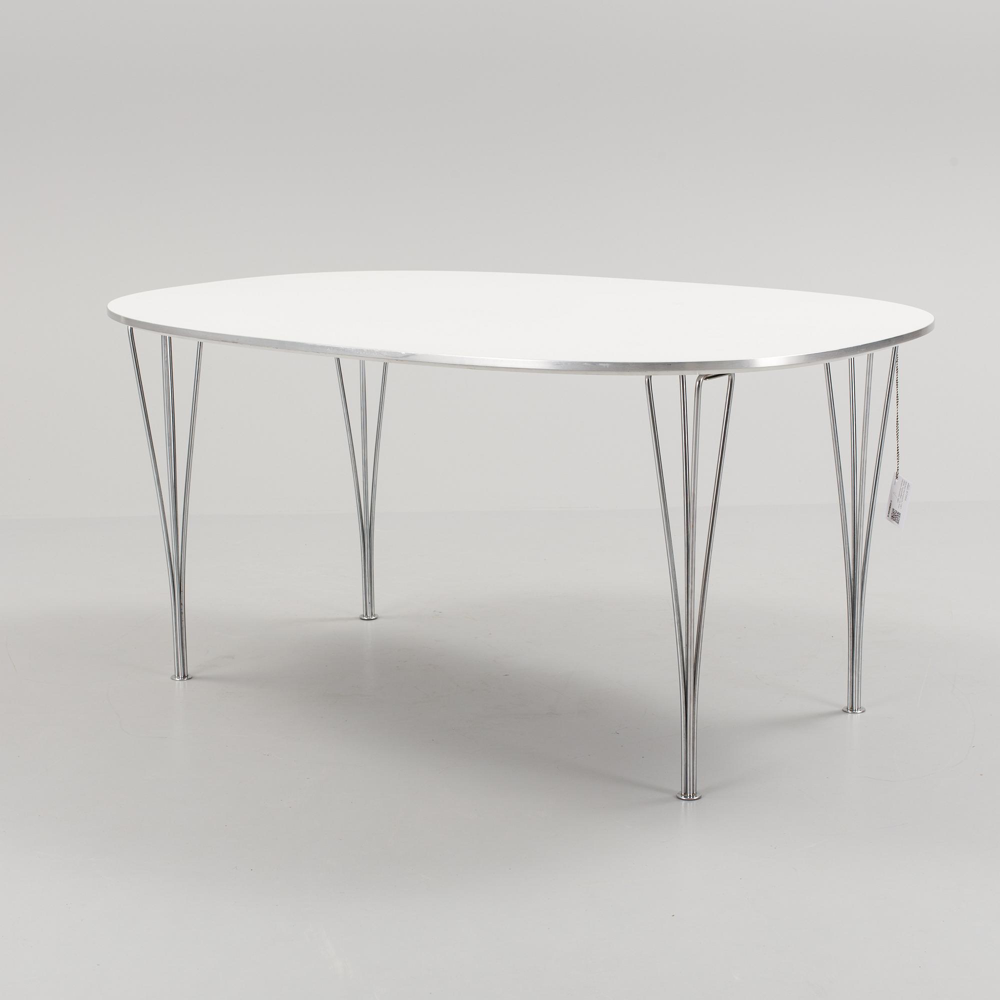 BRUNO MATHSSON / PIET HEIN, a "Superellips" table for Fritz Hansen Denmark 1989.