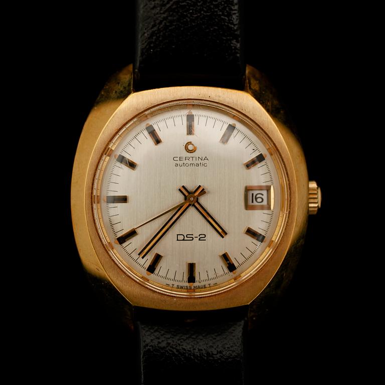 ARMBANDSUR, guld på stål, Certina Automatic DS-2.