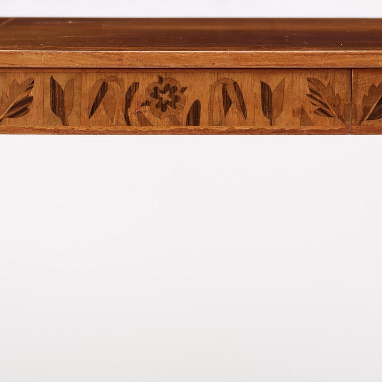 Carl Malmsten, a mahogany desk, Åtvidabergs Industrier, ca 1943.