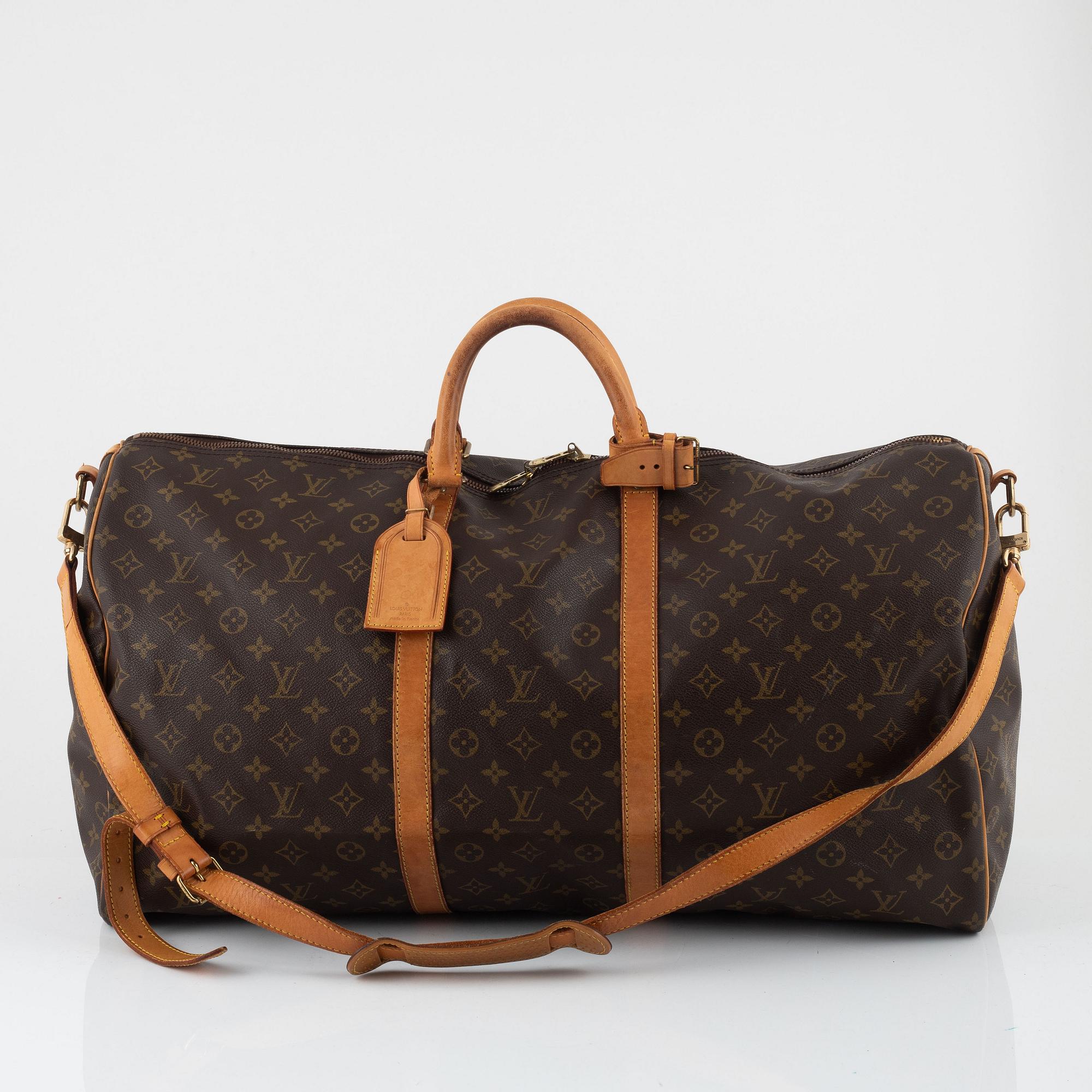 Louis Vuitton, weekendbag "Keepall Bandouliere 55",.