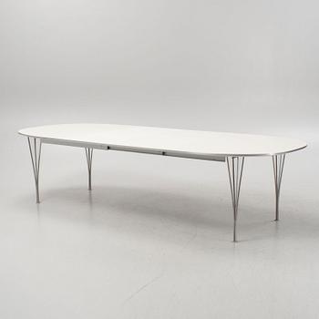 Bruno Mathsson & Piet Hein, matbord, "Superellips", Fritz Hansen, Danmark, daterat 2012.