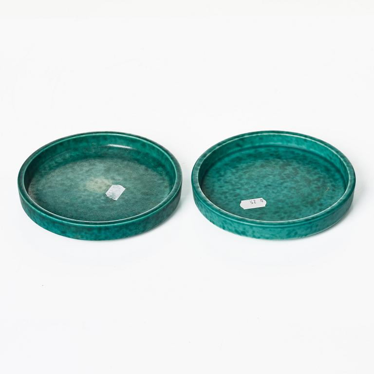 Wilhelm Kåge, a collection of ceramic, mostly "Argenta", 49 pieces, Gustavsberg, Sweden, 1930's-60's.