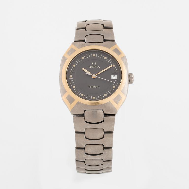 OMEGA, Seamaster Titane, wristwatch, 32 x 36 mm.