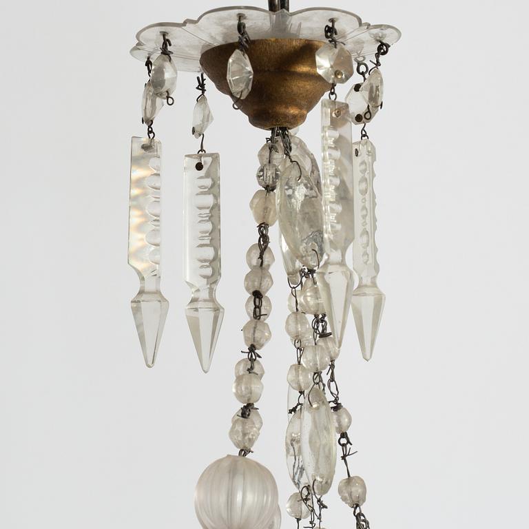 A chandelier, second half of the 20th century.