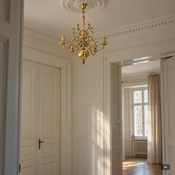 Chandelier, Skultuna, 1993.