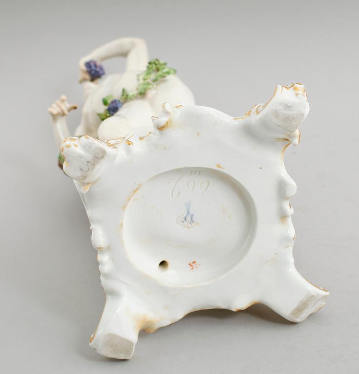 FIGURGRUPP, porslin, Meissen, 1800-tal.