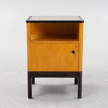 A model 'Ideal' birch bedside table, Nordiska Kompaniet, 1939.