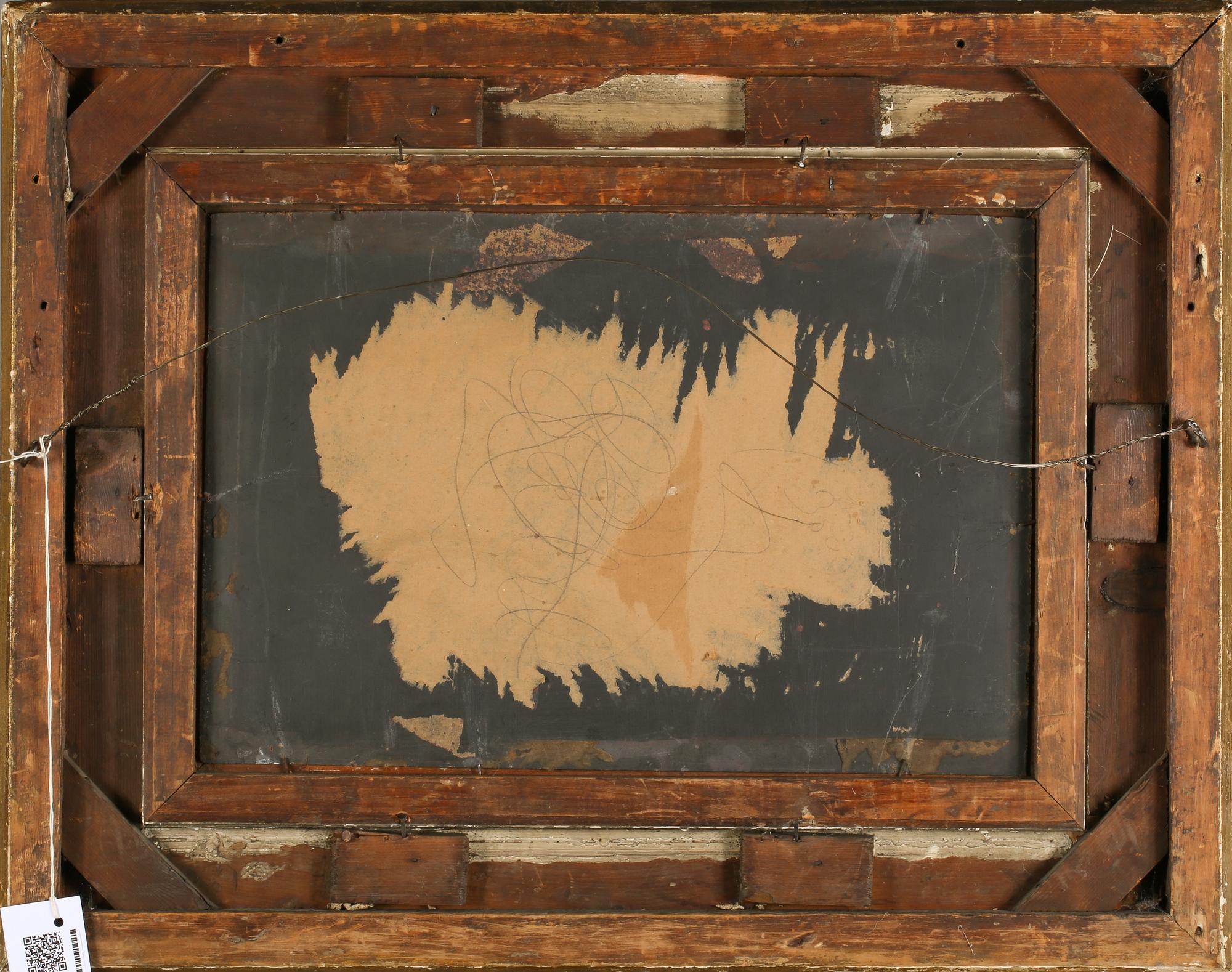 OKÄND KONSTNÄR, olja på papper, signerad Macklin, 1800-tal.