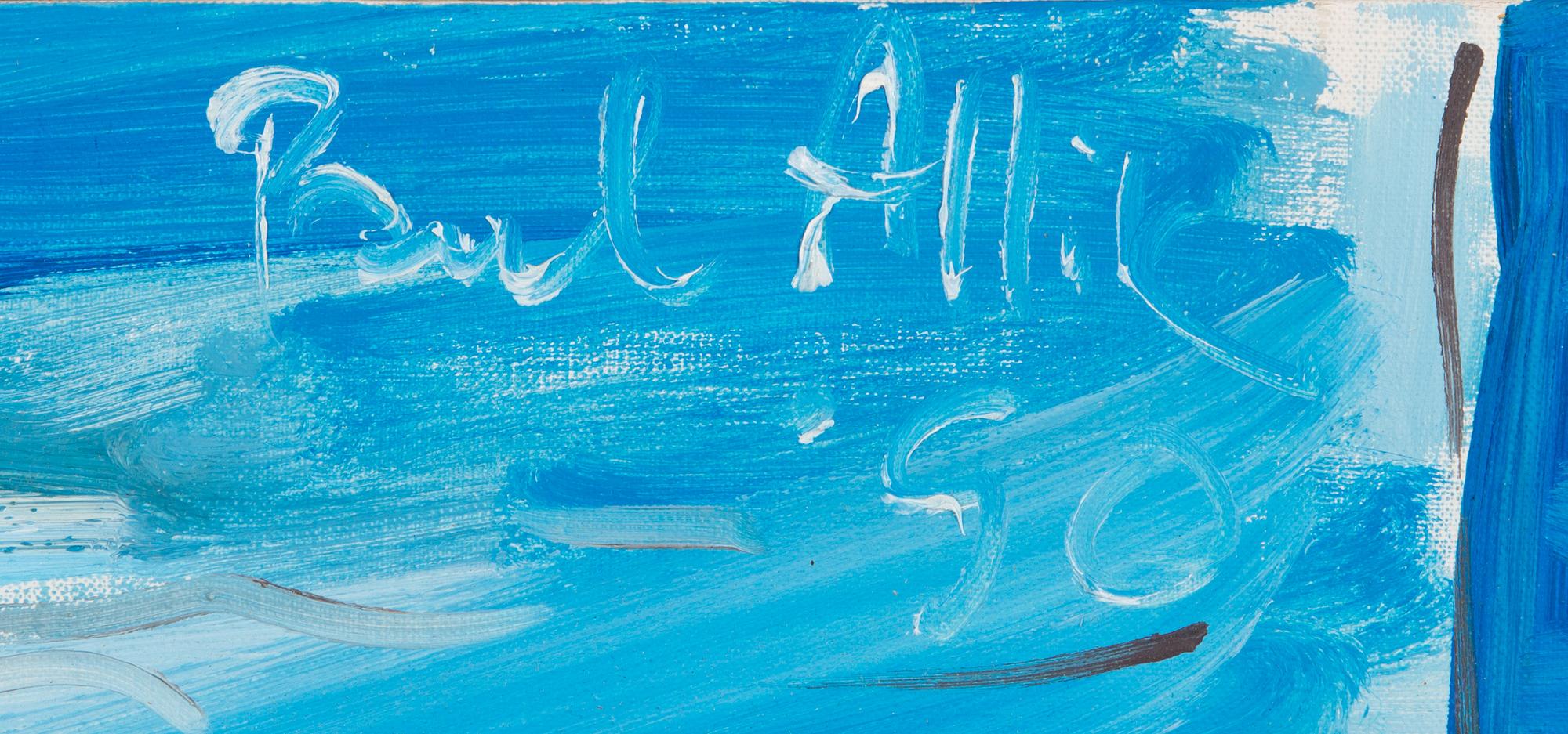 PAUL ALLIK, oil on canvas, signed and dated -90.