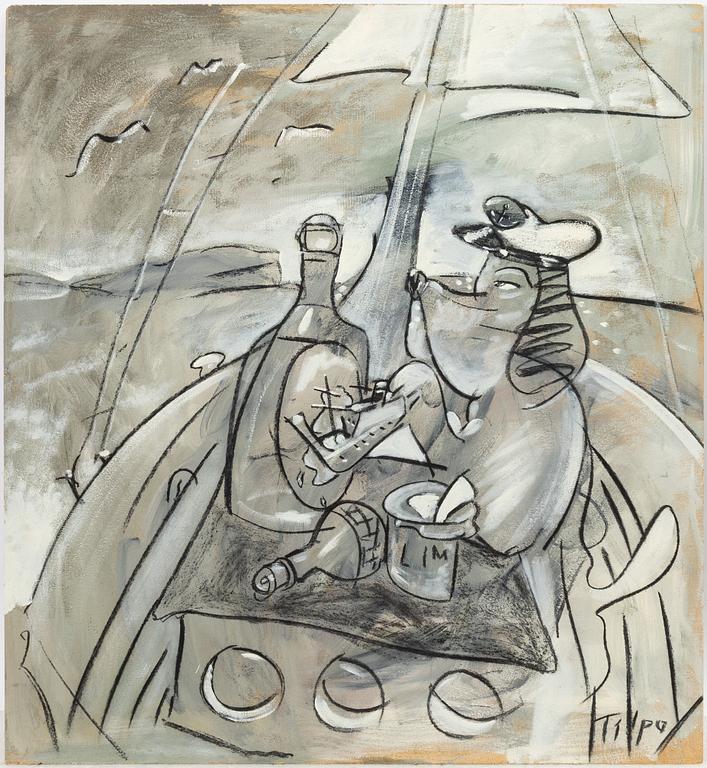 Fruls Tilpo, Hund på skepp.