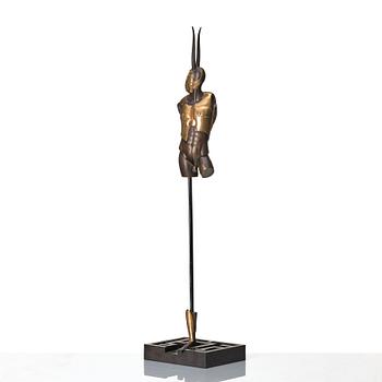 Paul Wunderlich, sculpture, copper, bronze and metal, Incised Wunderlich and numbered 448/2000.