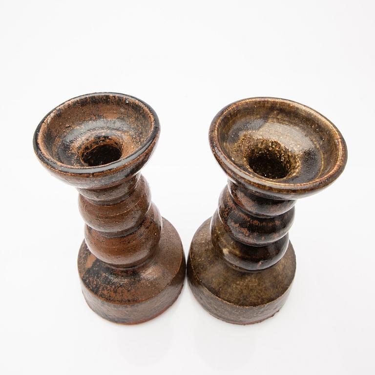 Ulla & Gustav Kraitz, Candle holders, a pair.