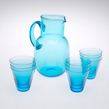 GLAS SAMT KANNA, 9+1 st, bl a Kartio / Kimara, Kaj Franck, Iittala.