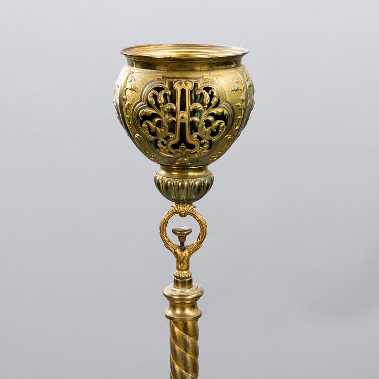 A late 19th century floor lamp.