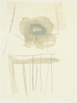 Robert Motherwell, a lithograph in colours, signed and numbered 177/300. Executed 1971 - 1972.