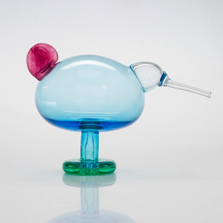 Oiva Toikka, lasilintu, signeerattu O. Toikka IITTALA SCOPE 20 V 2020 340/2020.