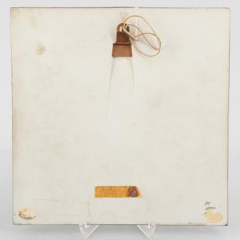 Lisa Larson, väggreliefer, 3 st, stengods, Gustavsberg.