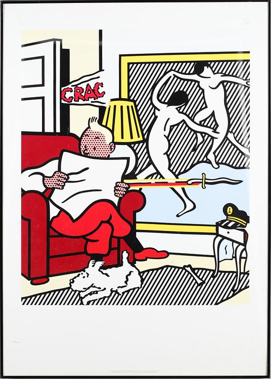 ROY LICHTENSTEIN, efter, affisch, 1995.