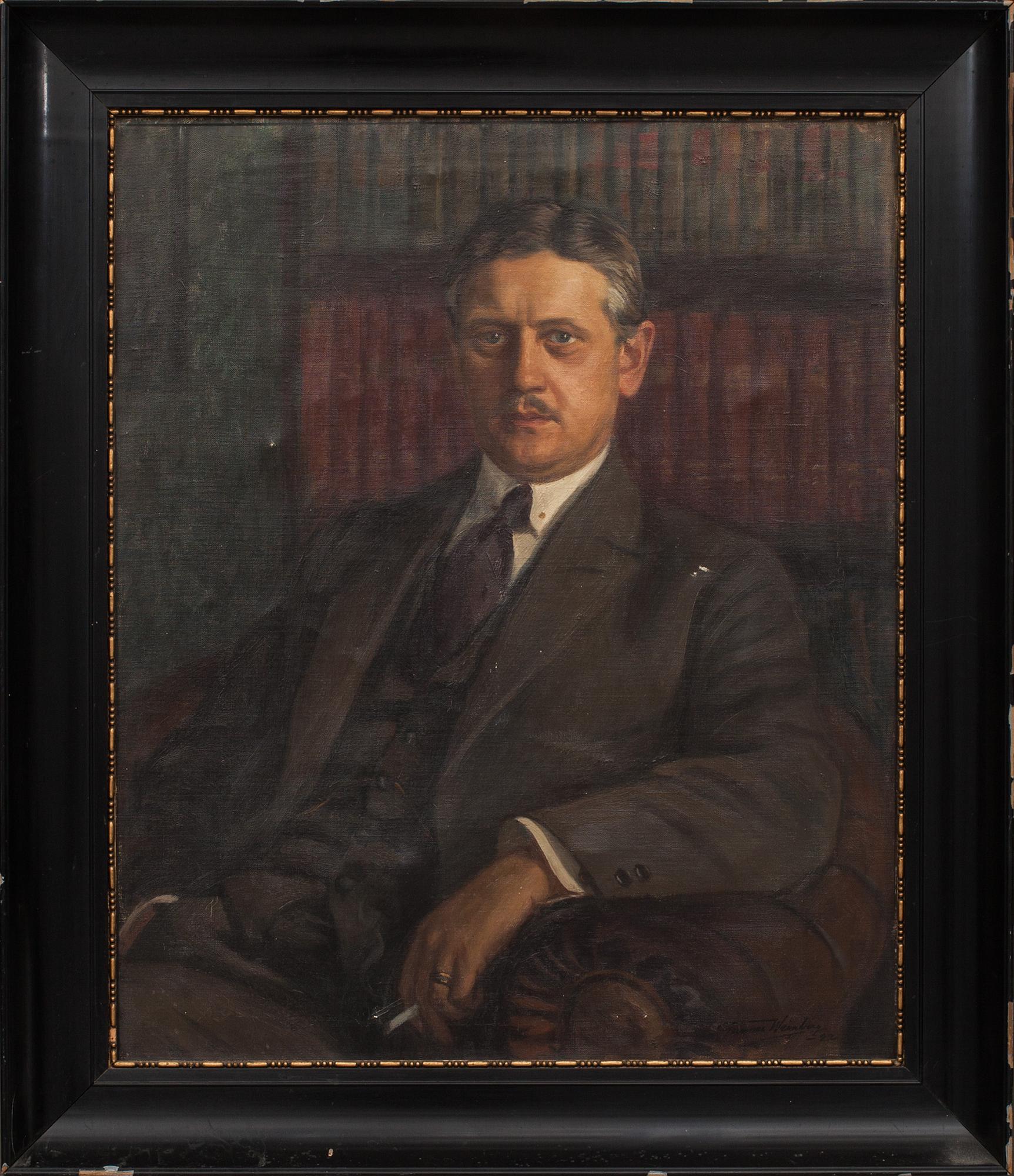 GUNNAR WEINBERG, olja på duk. Signerad och daterad -22.