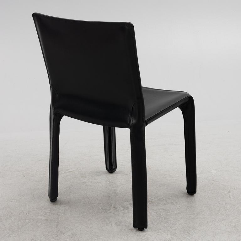 Mario Bellini, a "412 Cab" chair, Cassina, Italy, 21st century.