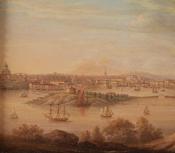 Fredric Werner (Verner), Overlooking Stockholm from Djurgården & from the West.
