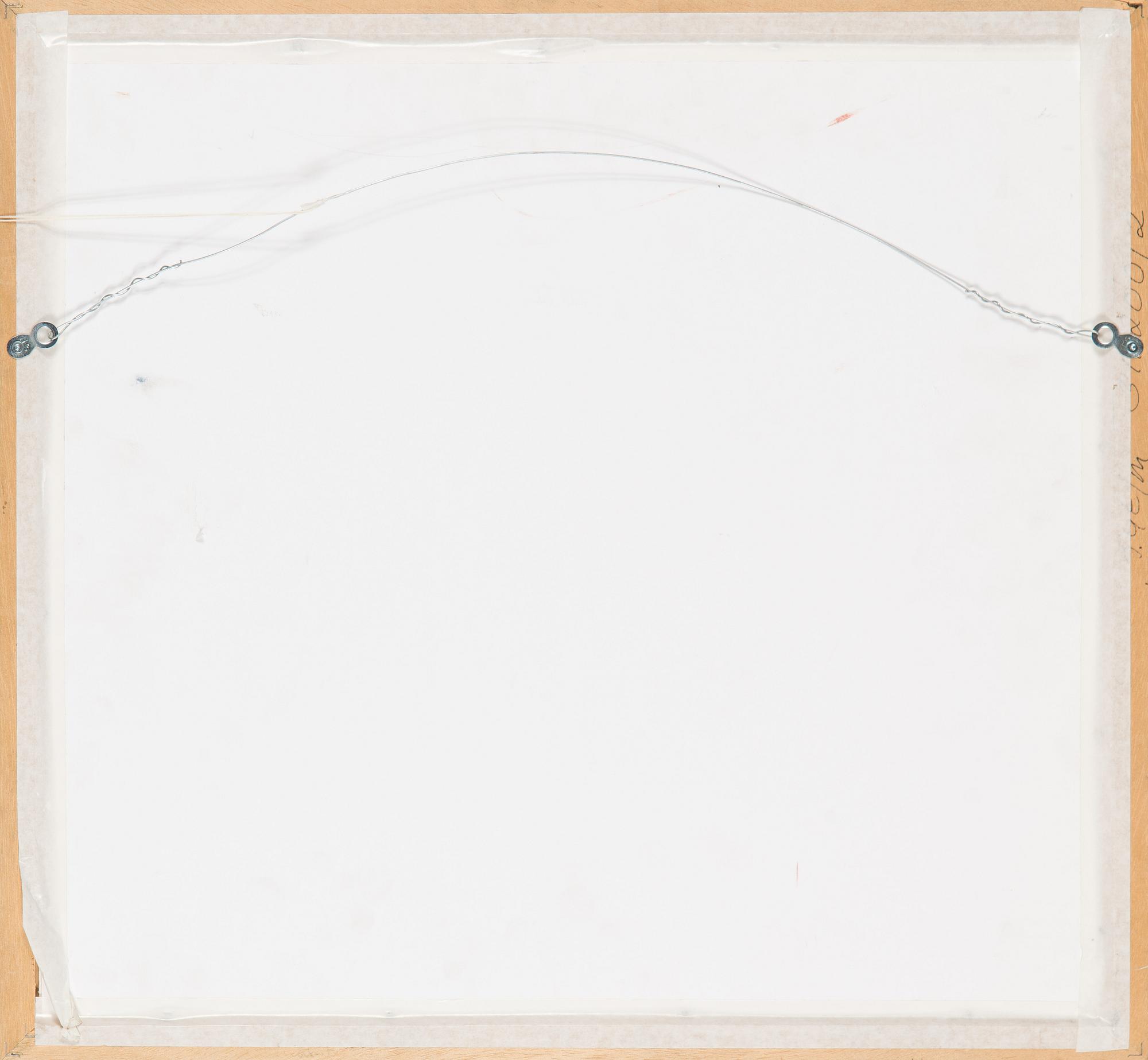 Outi Heiskanen, etching and mixed media, signed and dated -99. Marked unique.