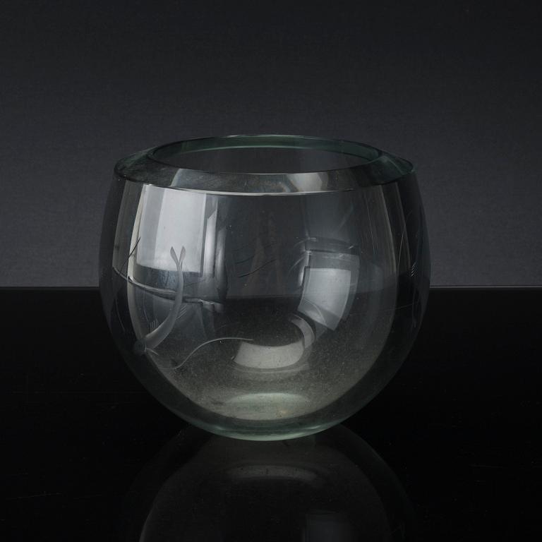 SKÅL, GLAS, Eda glasbruk, 1900-talets mitt.