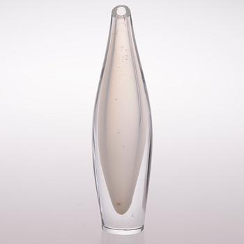 TAPIO WIRKKALA, MALJAKKO, "Kalanrakko" 3299, taidelasi. Signeerattu Tapio Wirkkala -56 Iittala.