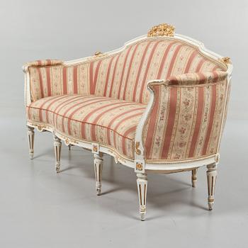 BADKARSSOFFA, gustaviansk stil, 1900-talets första kvartal.