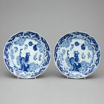 FAT, 2 st, porslin, Arita, Japan, Meiji.