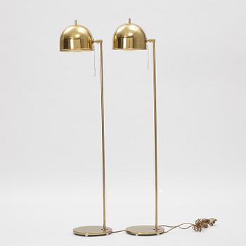 Eje Ahlgren, a pair of model G-075 floor lamps, Bergboms, 1960's.