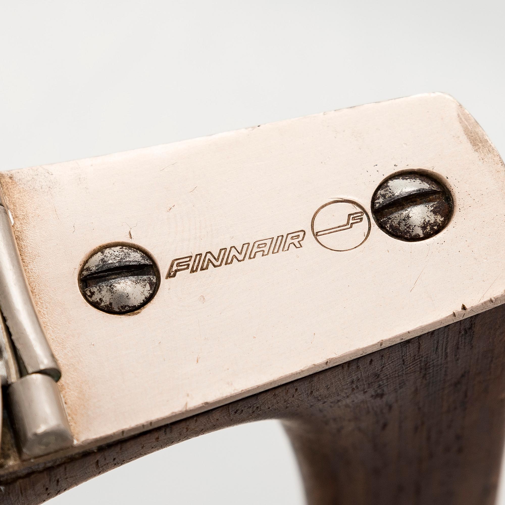 Tapio Wirkkala, A 3-piece serving ware "Cumulus" made to order for Finnair, Kultakeskus (Hopeakeskus). Designed in 1968.