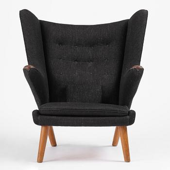 Hans J. Wegner, fåtölj, "Bamse", AP-stolen, Danmark, 1950-60-tal.