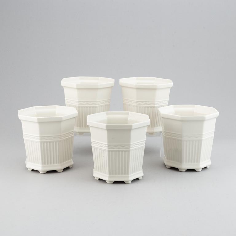 Prins Eugen, 10 'Waldemarsudde-kruka' flowerpots, Gustavsberg.