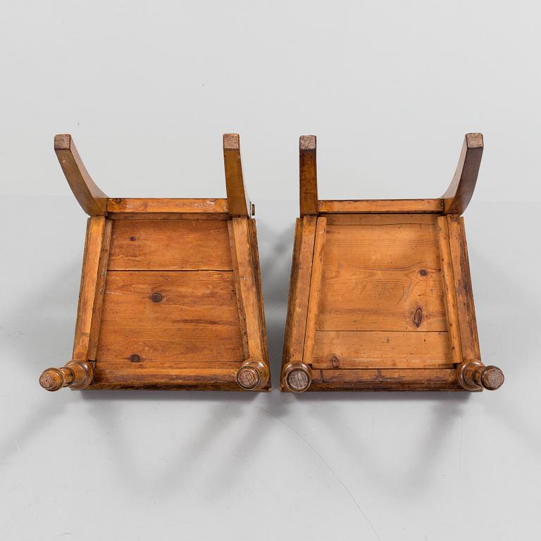 STOLAR, 6 st, nyrenässans, 1800-talets slut.