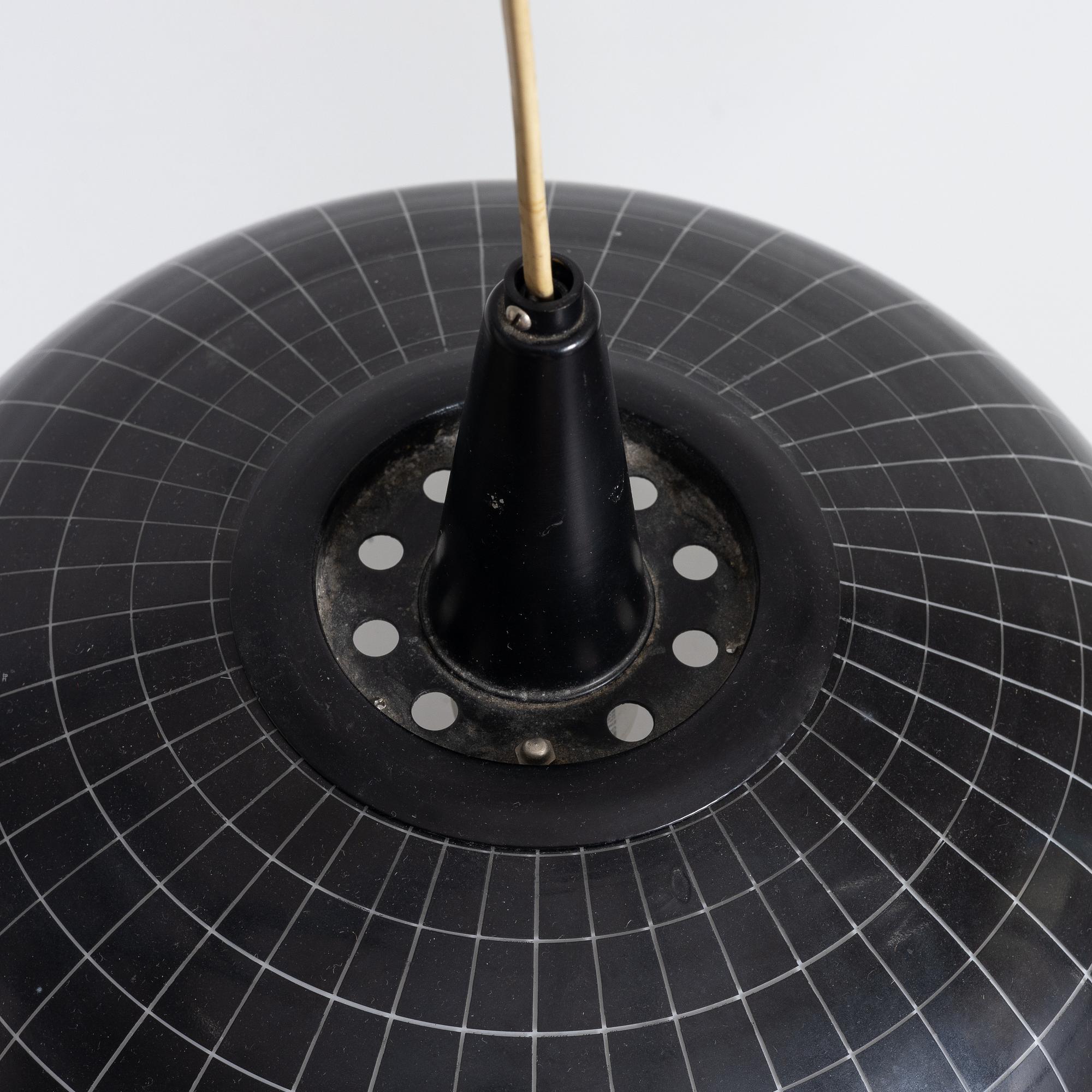 Uno Westerberg, a ceiling lamp model "12144", Arvid Böhlmarks Lampfabrik, Stockholm, 1950s.