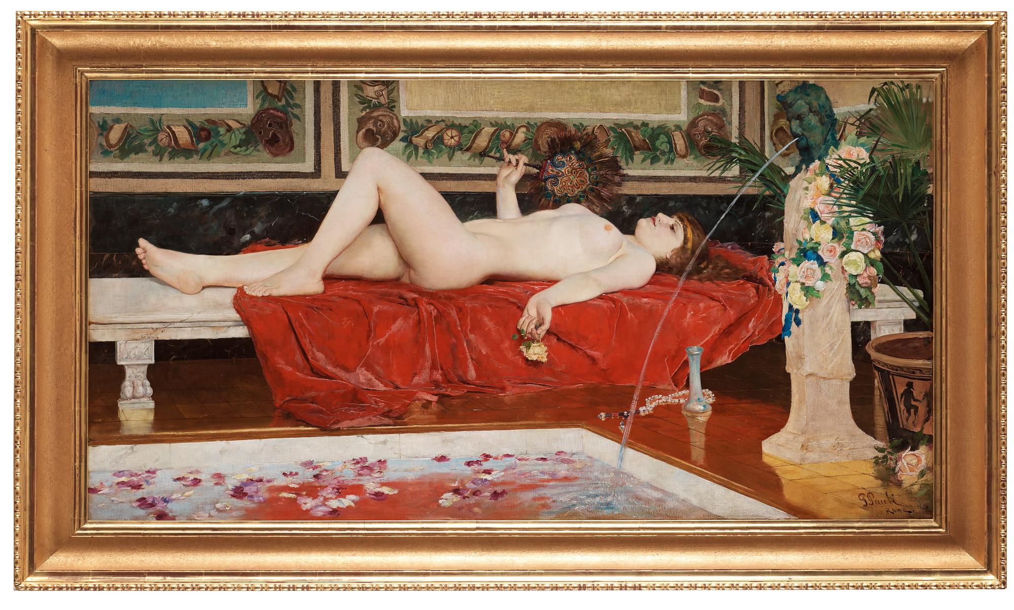 Georg Pauli, "Romerskt bad"/"Odalisk" (The Roman Bath/Odalisque).