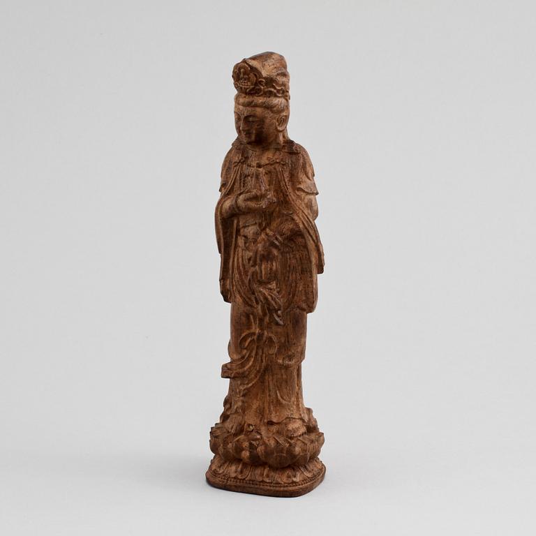 FIGURIN, trä, orientalisk, 1900-tal.