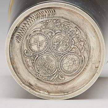 Bägare, silver, ostämplad, Nordeuropa 1600-talets slut/1700-talets början.