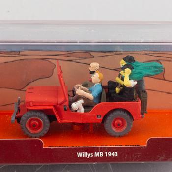 Toy cars, 56, Tintin, Hergé-Moulinsart.