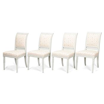 A set of four Swedish chairs from around 1820s.