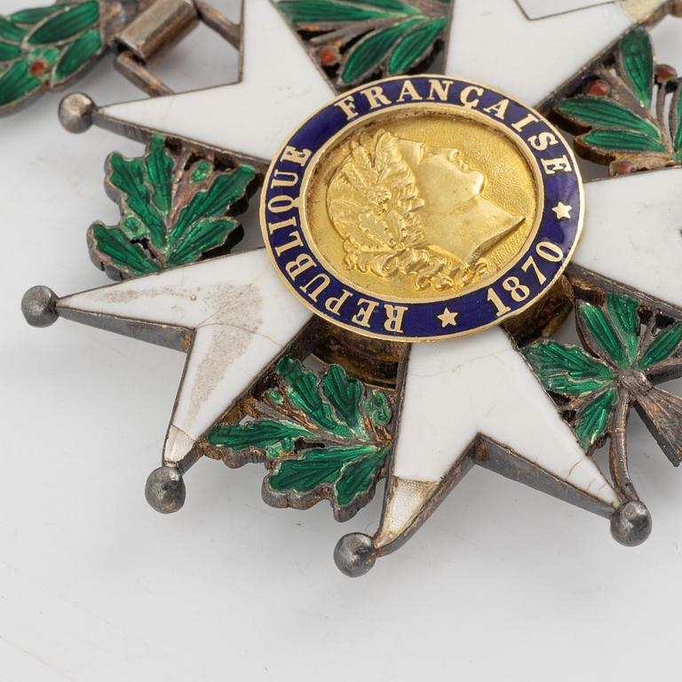 Hederslegionen, Frankrike, kommendörstecken, i etui.