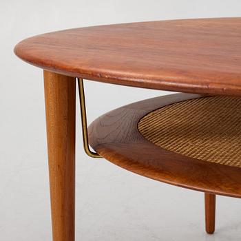 Peter Hvidt & Orla Mølgaard Nielsen, a 'Minerva' coffee table, France & Daverkosen, Denmark, 1950s.