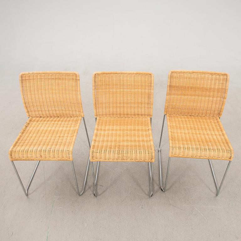 Tito Agnoli, chairs 6 pcs S21, Italy, late 20th century.