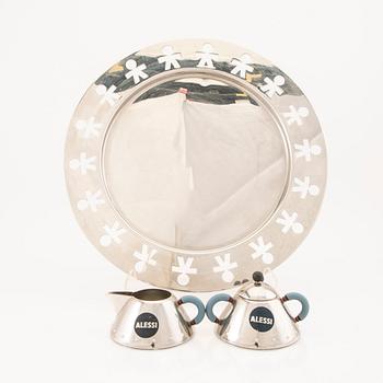 Michael Graves teset 5 dlr Alessi sent 1900-tal rostfritt stål.